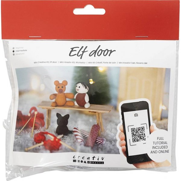 Mini-DIY-Kit Santa's Door - Weihnachtsgeschenke