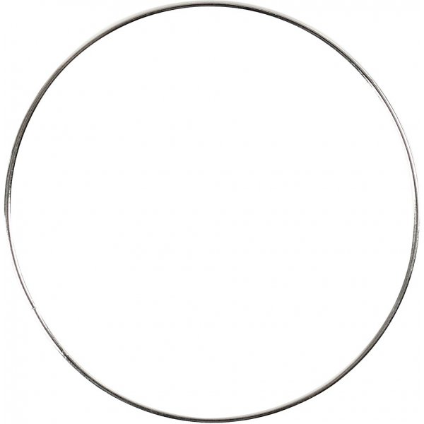 Metallring - Silber - 7 cm - 10 Stk