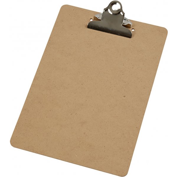 Klemmbrett/Zeichenblock - Silber - A5