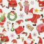 Aufkleber - Frhlicher Weihnachtsmann