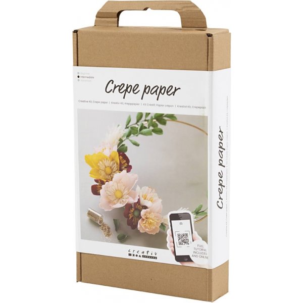 DIY-Kit Krepppapier - Kranz