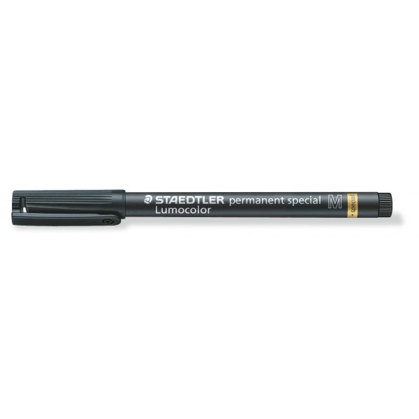 Spezialmarker Lumocolor Permanent M - Schwarz
