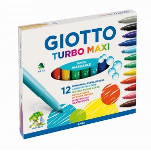 Markierstifte Giotto Turbo Maxi - 12er-Pack Markierstifte Giotto Turbo Maxi - 12er-Pack