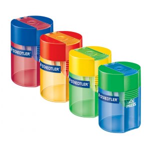 Bleistiftspitzer transparent mit Behälter Bleistiftspitzer transparent mit Behälter