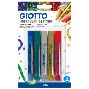 Giotto Glitzerkleber - 5er-Pack Metallic Giotto Glitzerkleber - 5er-Pack Metallic