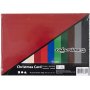 Weihnachtskarton - gemischte Farben - A5 - 60 Blatt