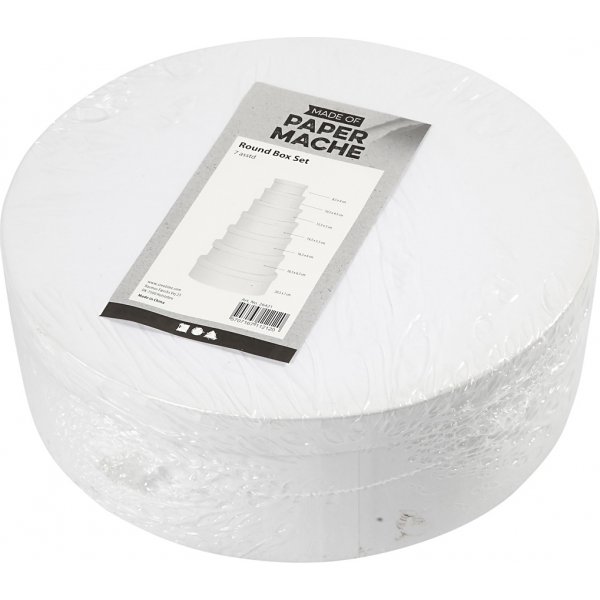 7-in-1-Rundboxen - wei