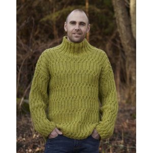 Strickmuster - Muster gestrickter dicker Herrenpullover Strickmuster - Muster gestrickter dicker Herrenpullover
