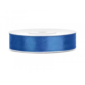 Satinband - 25 m - Königsblau - Breite: 12 mm Satinband - 25 m - Königsblau - Breite: 12 mm