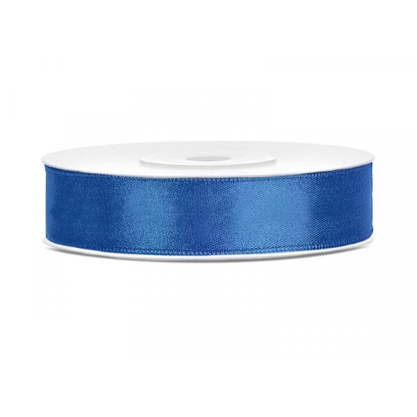 Satinband - 25 m - Knigsblau - Breite: 12 mm