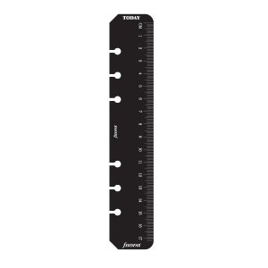 Lineal/Marker für Filofax Personal - Schwarz Lineal/Marker für Filofax Personal - Schwarz