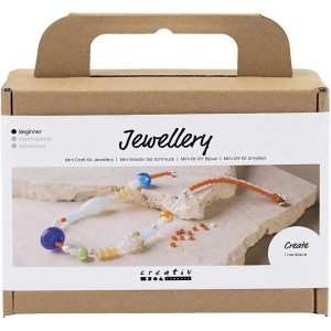 Mini DIY Kit Schmuck, bunt, starke Halskette Mini DIY Kit Schmuck, bunt, starke Halskette