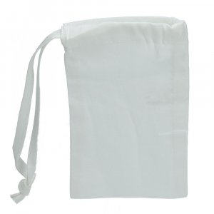 Baumwollartikel 15 x 10 cm - weiße Tasche Baumwollartikel 15 x 10 cm - weiße Tasche