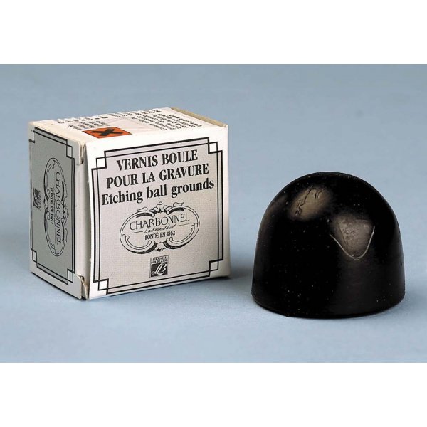 Harte, schwarze, kugelgemahlene Charbonnel-Tinte. Mittel