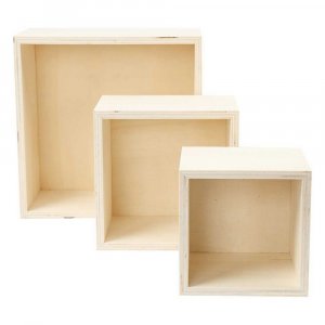 Unbehandelte Kartons in Kartonform - 3er-Pack Unbehandelte Kartons in Kartonform - 3er-Pack