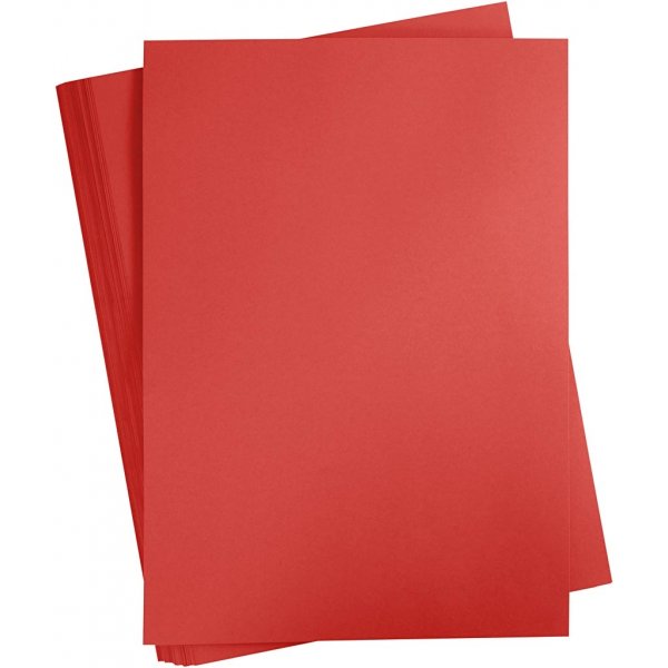 Farbiger Karton - Rot - A2 - 180 g - 100 Blatt