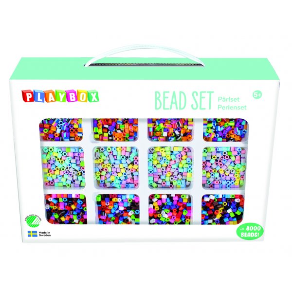 Die Perle 12 Farben Pastell & gestreift