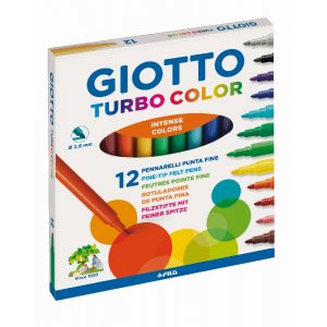 Giotto Turbo Filzstifte - 12er-Pack Giotto Turbo Filzstifte - 12er-Pack