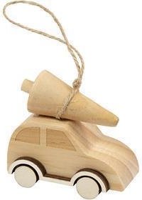 Auto mit Weihnachtsbaum