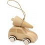 Auto mit Weihnachtsbaum