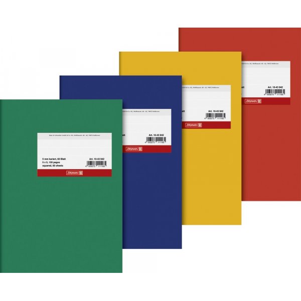Notizbuch - A5 mit Etikett - liniert