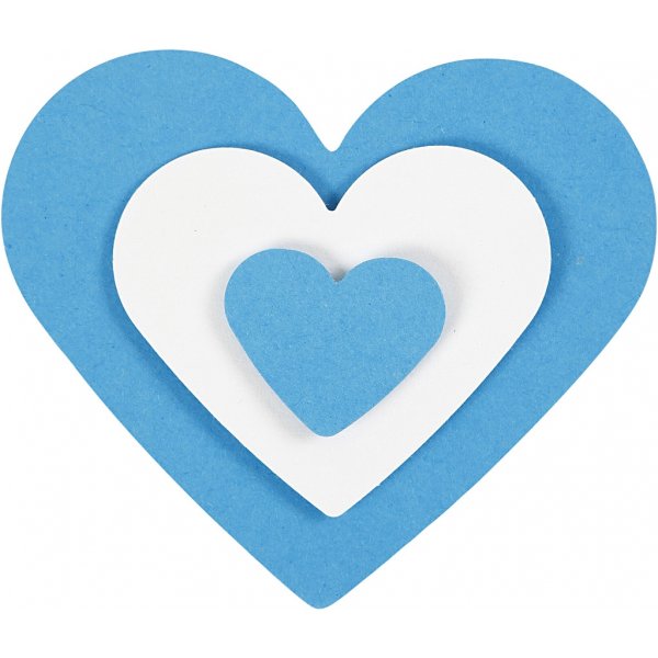 Schicht-auf-Schicht-Stanzer - Breite Herzen - 3 Stk