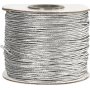 Elastische Kordel 1 mm - Silbermetallic - 100 m