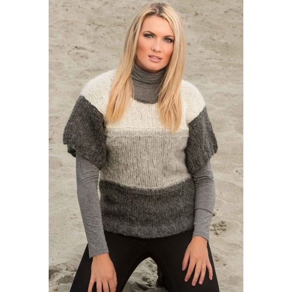 Strickanleitung - Pullover mit kurzen rmeln