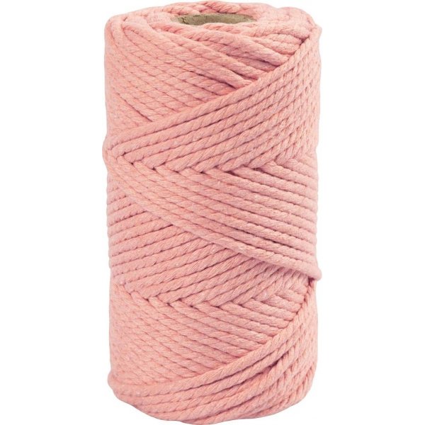 Makrameegarn - rosa - 4 mm - 55 m