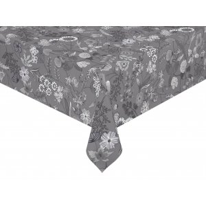 Wachstuch PVC Hilda - Grau/Grau Wachstuch PVC Hilda - Grau/Grau