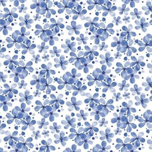 Cecile Vorhangstoff blau - 110 Cecile Vorhangstoff blau - 110