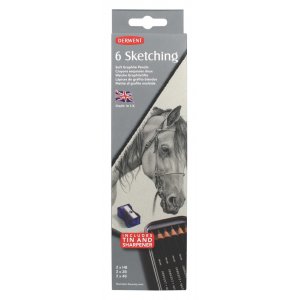Derwent Sketching Metal Pencil - 6 Bleistifte Derwent Sketching Metal Pencil - 6 Bleistifte