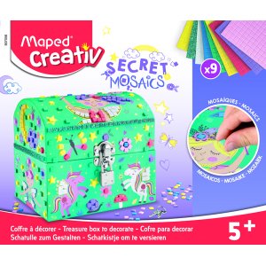 Mosaik-Set - Maped - Geheime Mosaik-Schmuckbox (ab 5 Jahren) Mosaik-Set - Maped - Geheime Mosaik-Schmuckbox (ab 5 Jahren)
