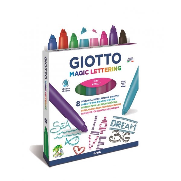 Giotto Magic Lettering Fllfederhalter - 8er-Pack
