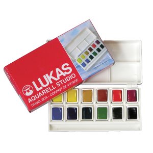 Aquarellkasten Lukas Studio Travel Box - 12 1/2 Tassen Aquarellkasten Lukas Studio Travel Box - 12 1/2 Tassen