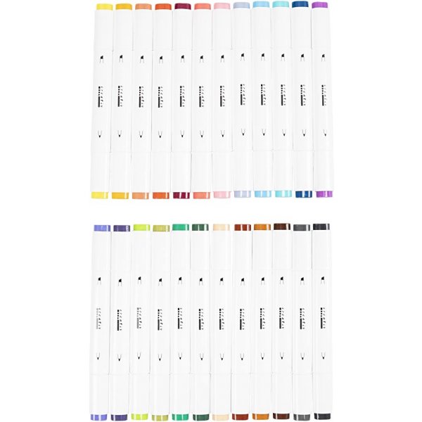 Zeichenstift - Komplementrfarben - 24 Stk