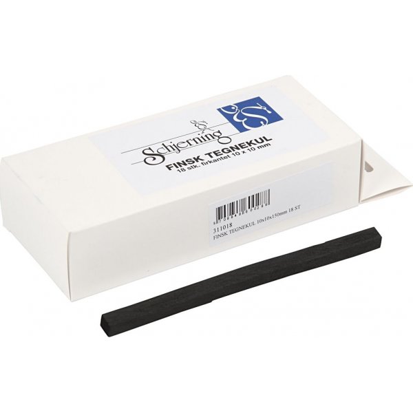 Kohle - 10 x 10 mm - 18 Stk