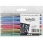Metallic-Marker - Metallic-Farben - 6 Stk