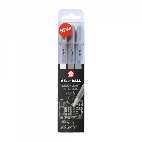 Gelstifte Sakura Gelly Roll Set 3 Stifte - Urban