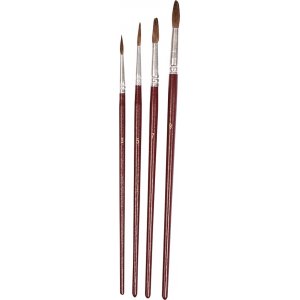 Aquarellpinsel-Set - 4 Größen - 4-tlg Aquarellpinsel-Set - 4 Größen - 4-tlg