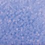 Rhrenperlen Transparent blau - 6000 Stk
