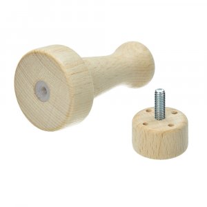 Holzgriff für 4 Filznadeln - 1 Stk. 2 unmontierte Teile Holzgriff für 4 Filznadeln - 1 Stk. 2 unmontierte Teile