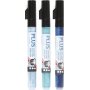 Plus Color Marker - Himmelblau - Marineblau - Trkis - 3 Stk