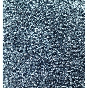 Rocailleperlen transparent - grau Rocailleperlen transparent - grau