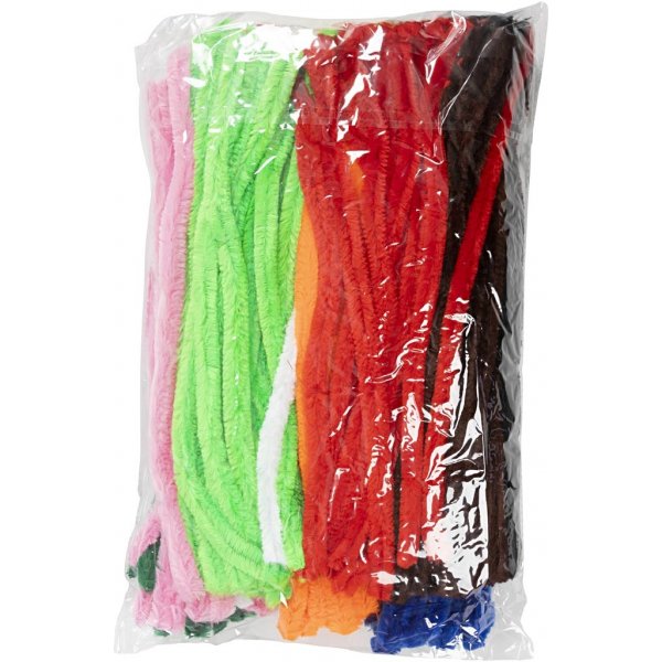 Pfeifenreiniger - 15 mm - gemischte Farben - 200 Stk