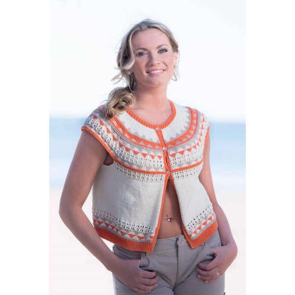 Strickmuster - Oberteil mit Rundpasse