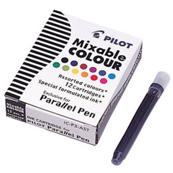 Kalligraphie-Pilot-Parallel-Patrone - Mischung. Farben