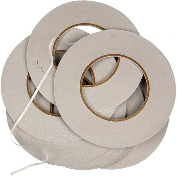Doppelseitiges Klebeband - 6 mm - 6 x 50 m