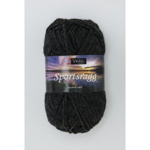 Wikingergarn Sportlappen 50g - Anthrazit (517) SR Wikingergarn Sportlappen 50g - Anthrazit (517) SR