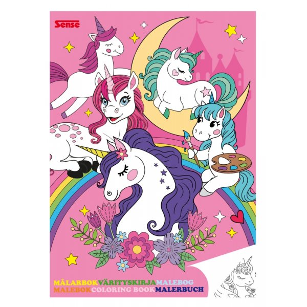 Malbuch Einhorn Fsc